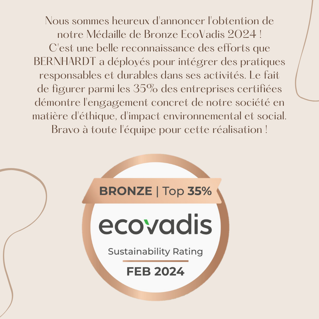 BERNHARDT ECOVADIS BRONZE