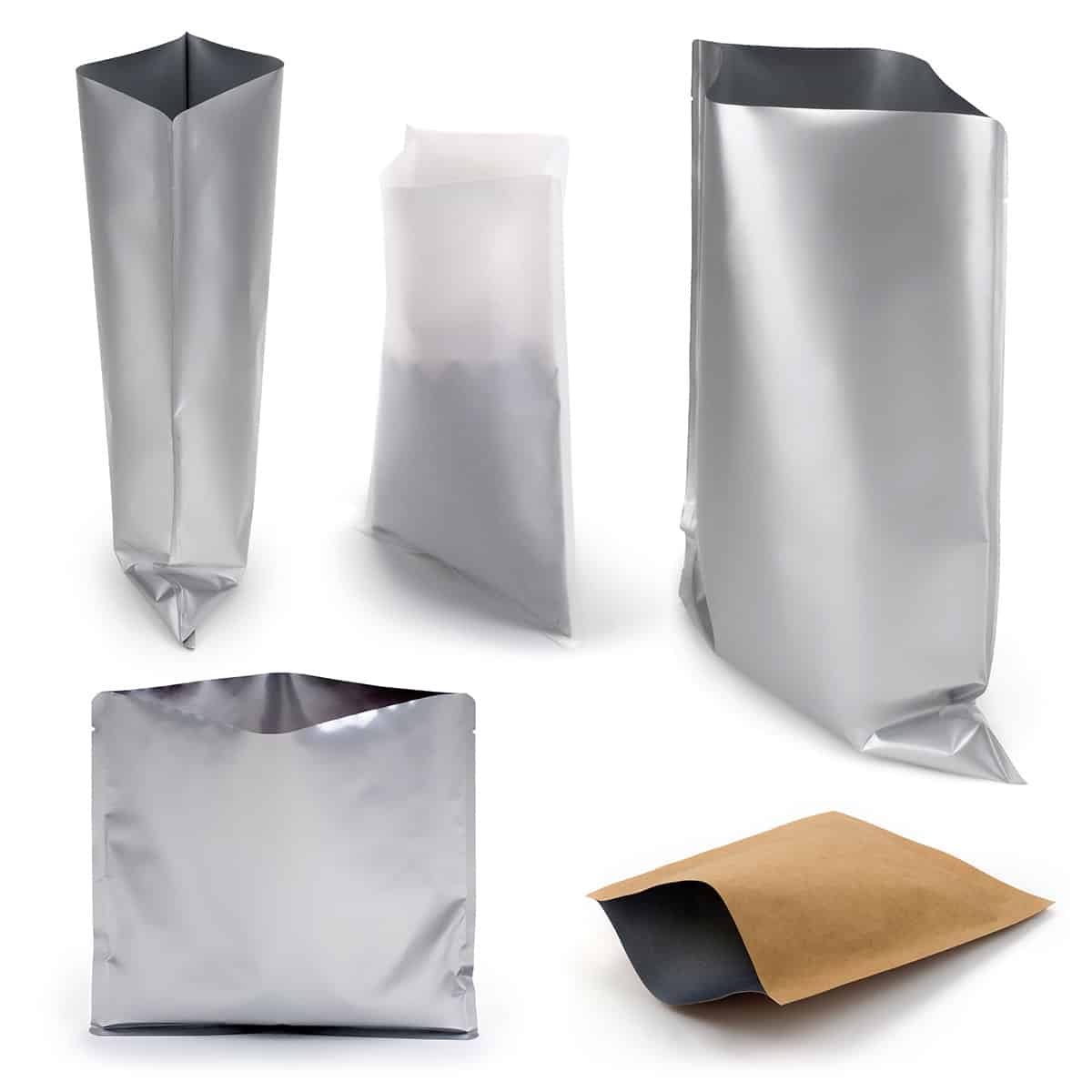 Feuille d'aluminium en plastique Sacs d'emballage alimentaire
